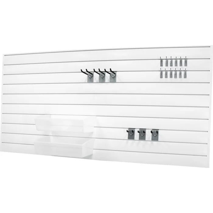 Peg Board: 48'' H x 96'' W Kit with 24 Hooks Included