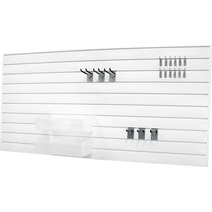 Peg Board: 48'' H x 96'' W Kit with 24 Hooks Included