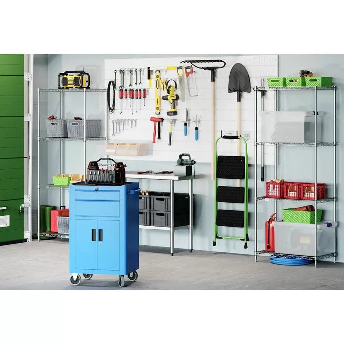 Peg Board: 48'' H x 96'' W Kit with 24 Hooks Included