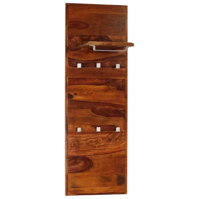 Peg Board: Solid Sheesham Wood 46.5" x 15.7"