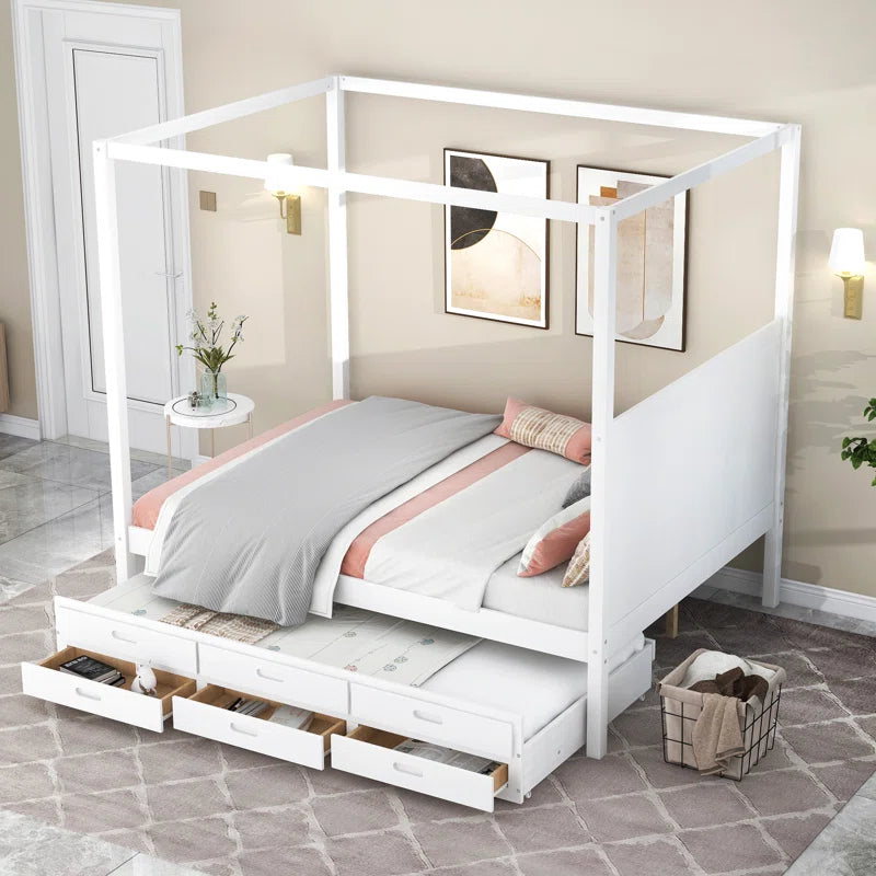 Poster Bed: Drawer Storage Bed