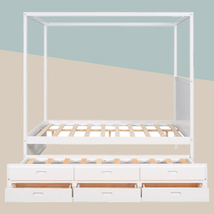 Poster Bed: Drawer Storage Bed