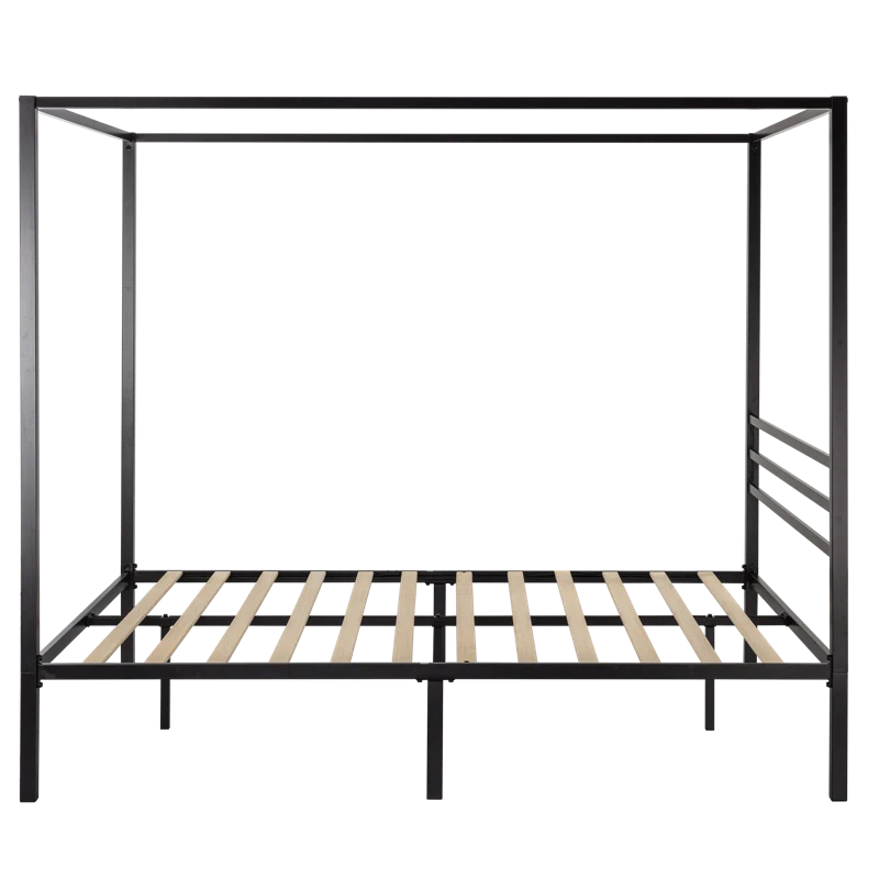 Poster Bed: Metal Platform Bed