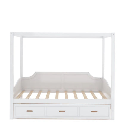 Poster Bed: Storage Bed White