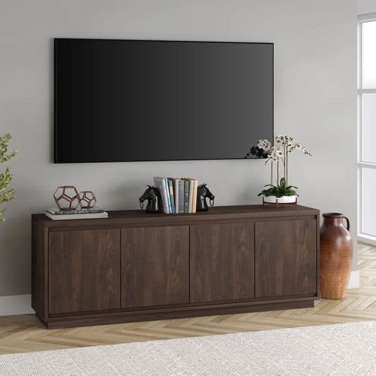 tv panel: Modern TV Console Fits TVs Up to 78"