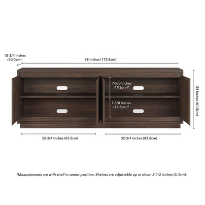 tv panel: Modern TV Console Fits TVs Up to 78"