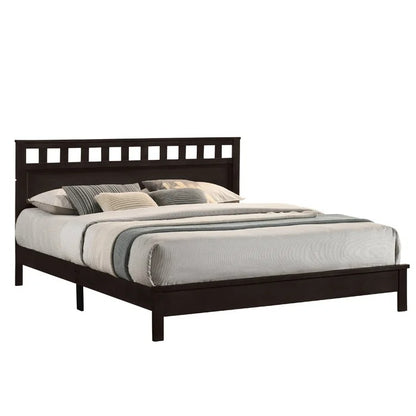 Queen Size Bed: Solid Wood Bed