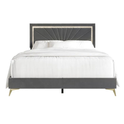 Queen Size Bed: Solid Wooden Bed