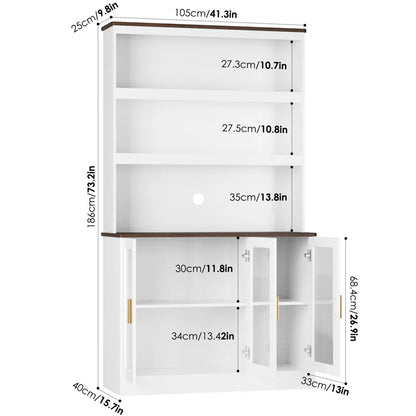 Kitchen Racks: Towerside 5-Tier Baker's Rack Featuring Adjustable Shelves, Ample Desktop Space.