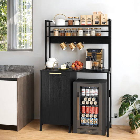 Kitchen Racks: Metal Baker's Rack Measuring 39.4'' With Microwave Compatibility