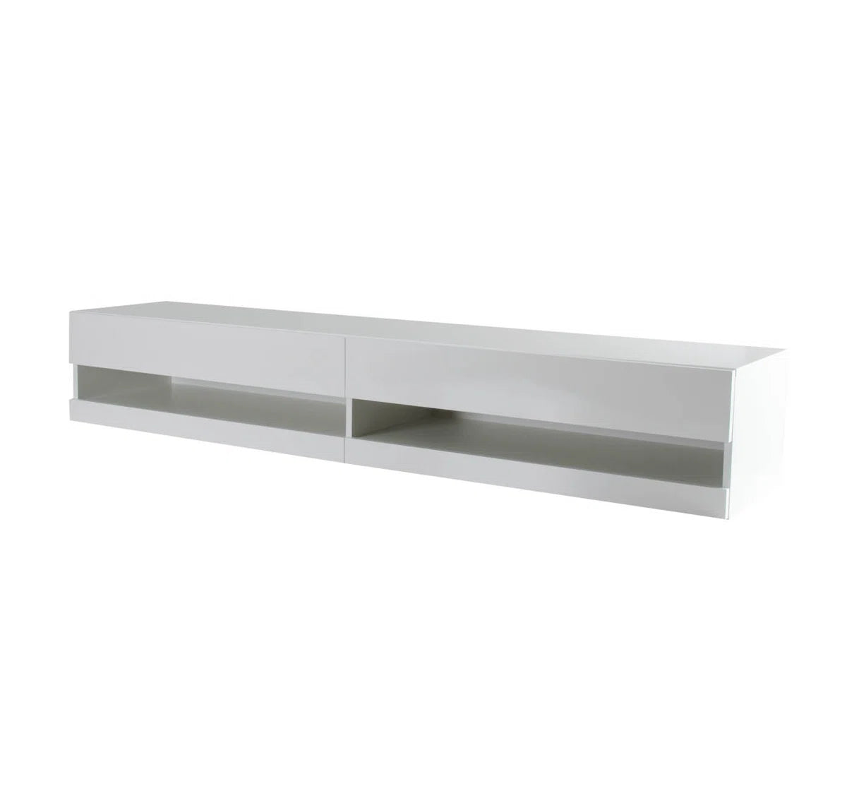 tv panel: 78" Compatible Floating Media Console with Sleek Wall-Mount Design