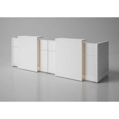 Reception Table: 2 Person Rectangular Laminate Desk