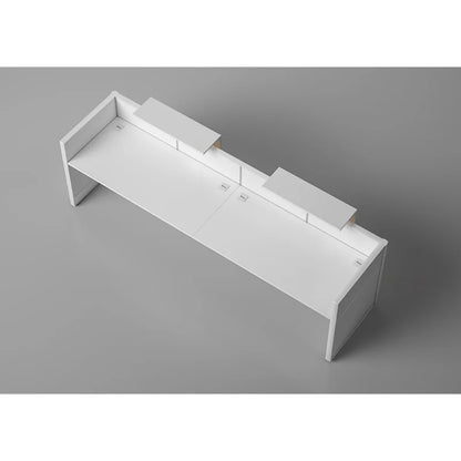 Reception Table: 2 Person Rectangular Laminate Desk