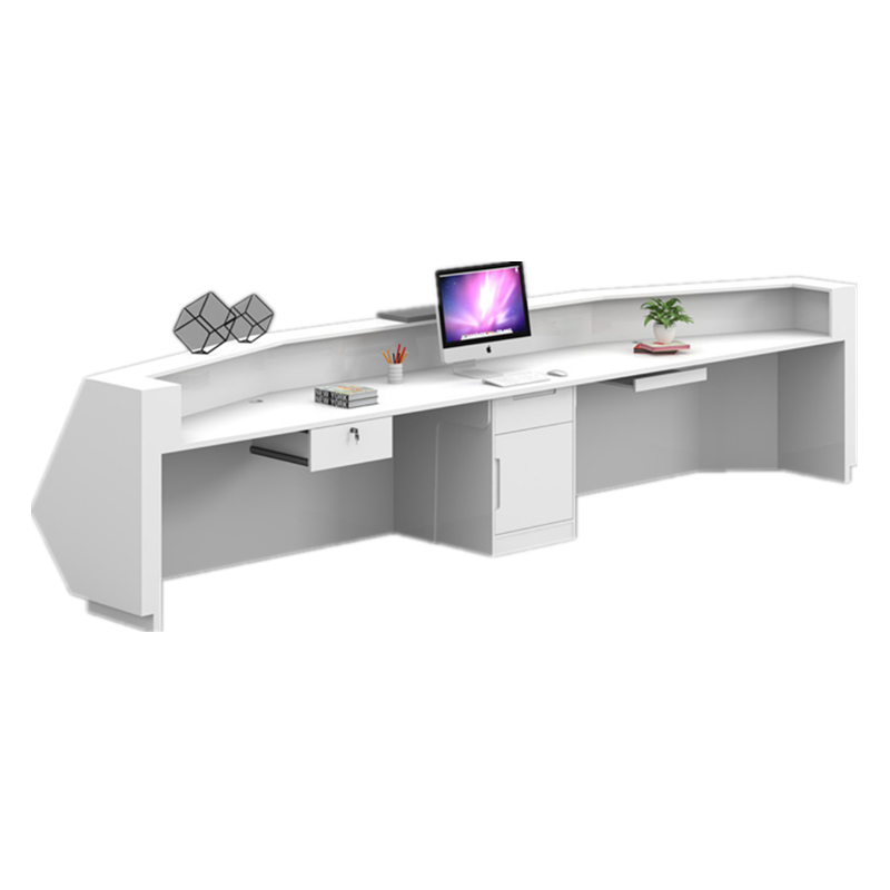 Reception Table: High Gloss Desk