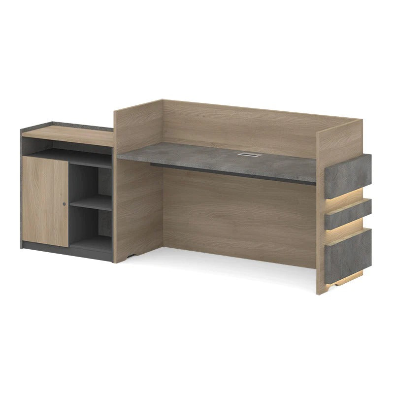 Reception Table: Office Desk with LED