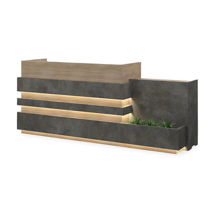Reception Table: Office Desk with LED