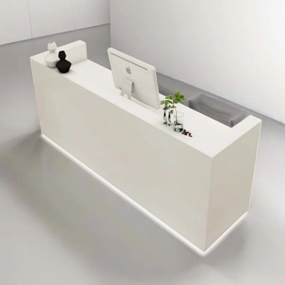 Reception Table: Simple Front Desk