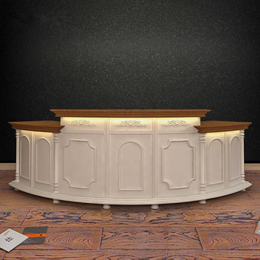 Reception Table: Stylish Counter Desk