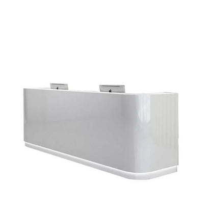 Reception Table: White Modern Desk