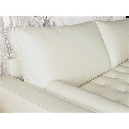 Luxury Sofa Sets: 2-Piece Faux Leather Sofa Set & Loveseat with 2 Toss Pillows