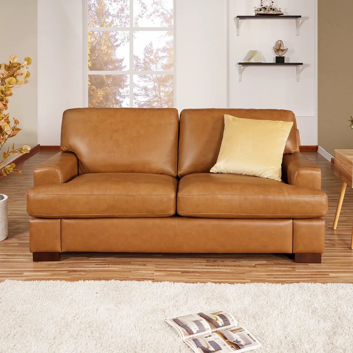 7 Seater Sofa Set: Sasakwa Leather Living Room Set with Sofa