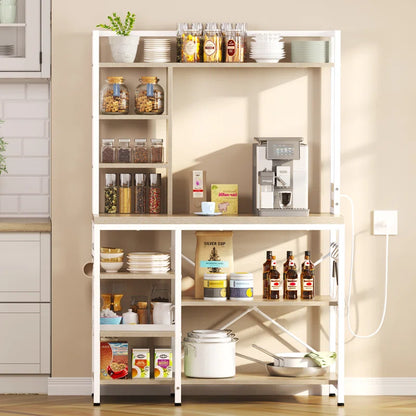 Kitchen Racks: Modern Multi-Purpose Kitchen and Workstation Shelf with Storage