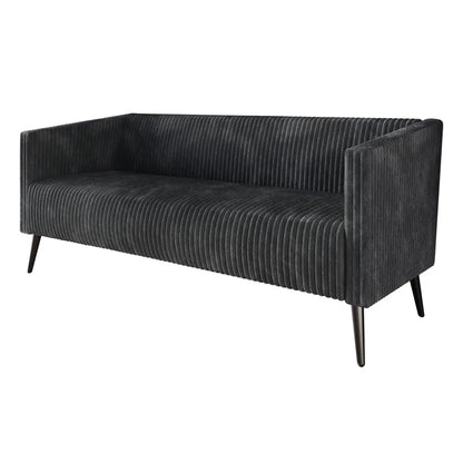 Luxury Sofa Sets: 3-Piece Velvet Sofa Set with Chair, Loveseat & Sofa in Stylish Vertical Design