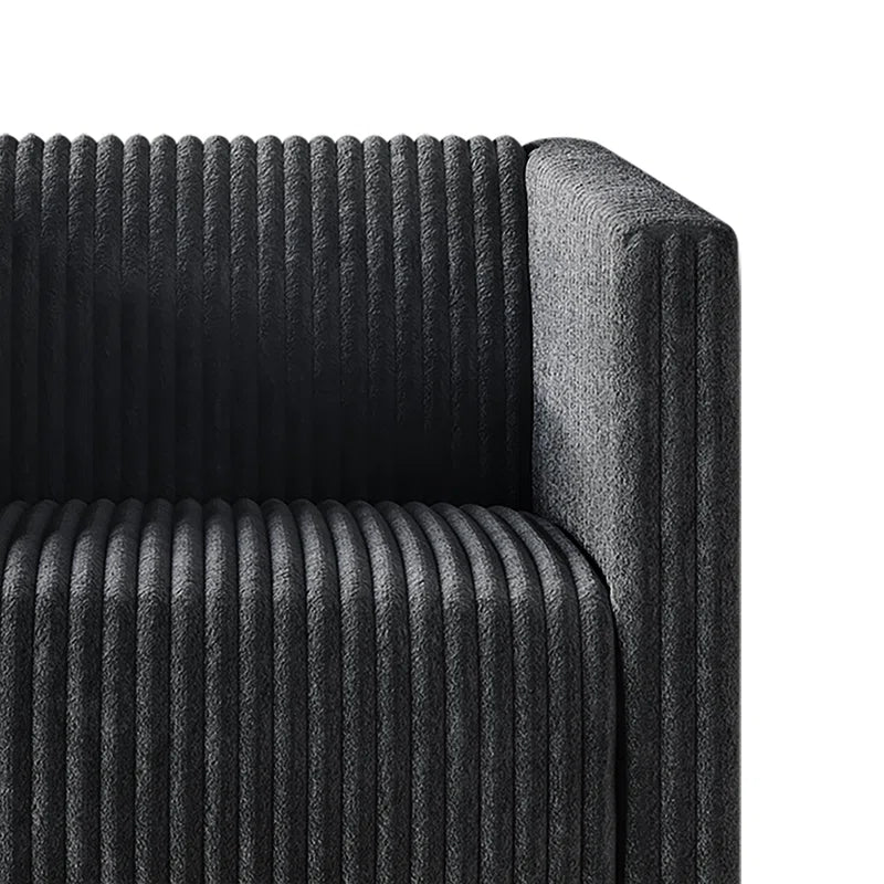 Luxury Sofa Sets: 3-Piece Velvet Sofa Set with Chair, Loveseat & Sofa in Stylish Vertical Design