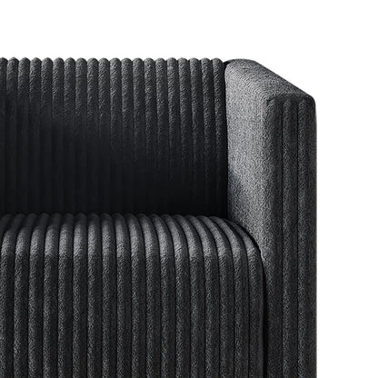 Luxury Sofa Sets: 3-Piece Velvet Sofa Set with Chair, Loveseat & Sofa in Stylish Vertical Design
