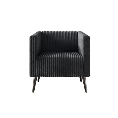 Luxury Sofa Sets: 3-Piece Velvet Sofa Set with Chair, Loveseat & Sofa in Stylish Vertical Design