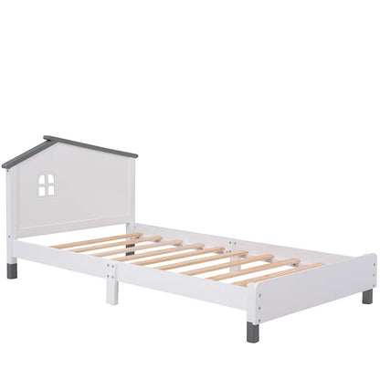 Single Bed: Kids Wooden Bed