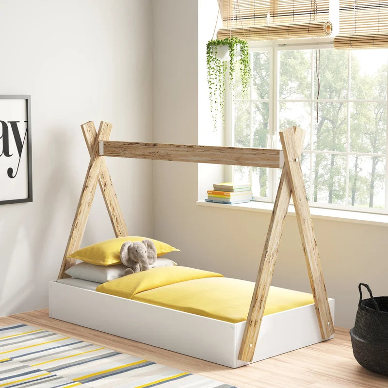 Single Bed: Latest Wooden Bed