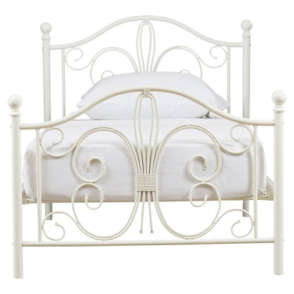 Single Bed: Metal Bed Modern Design