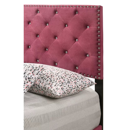 Single Bed: New Design Upholstered Bed Red