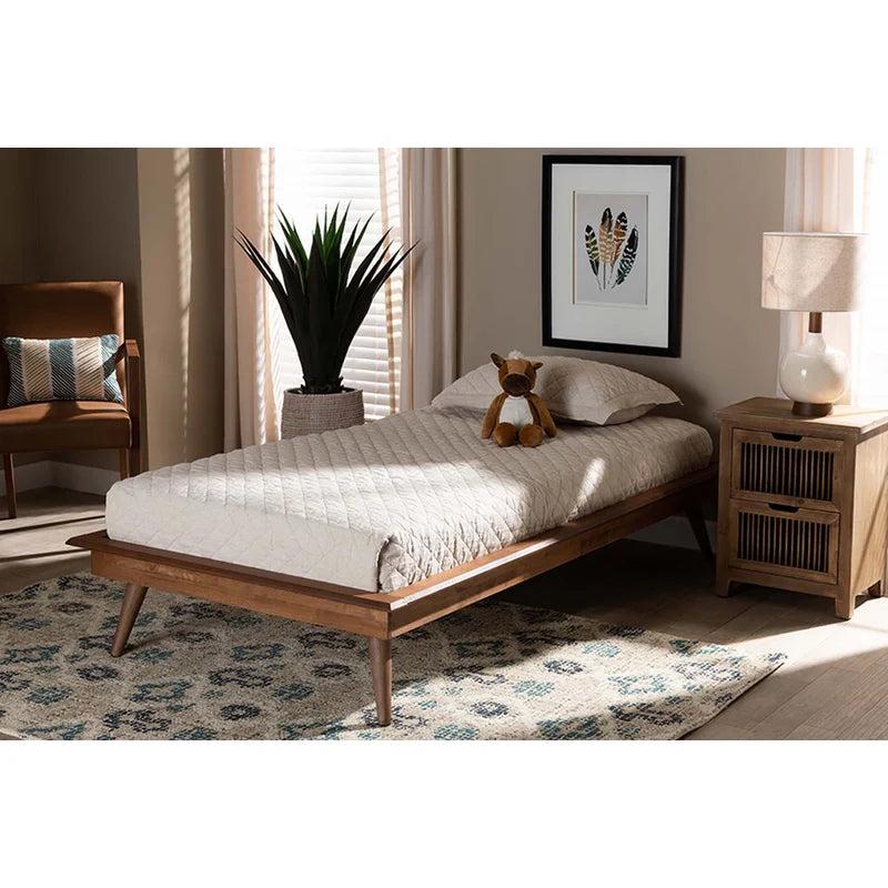 Single Bed: New Solid Wood Bed
