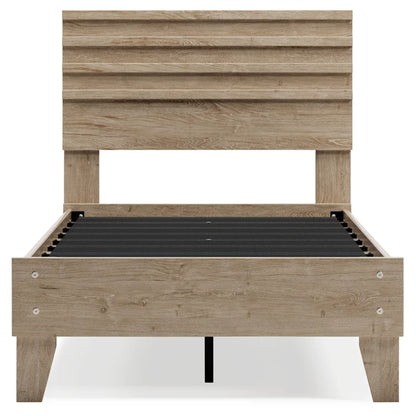 Single Bed: Platform Modern Bed
