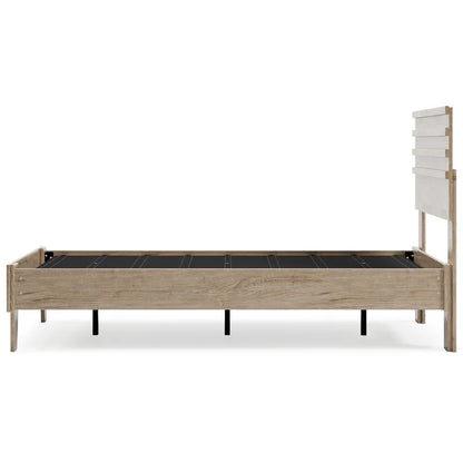 Single Bed: Platform Modern Bed