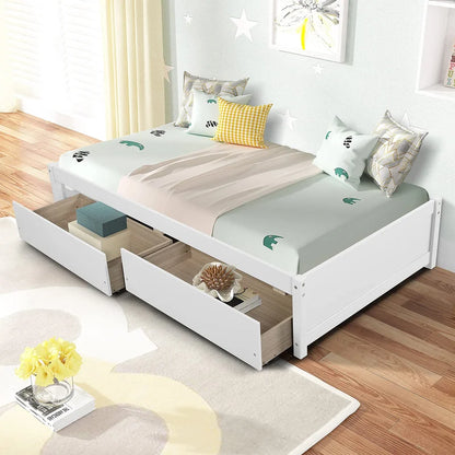 Single Bed: Platform Storage Bed