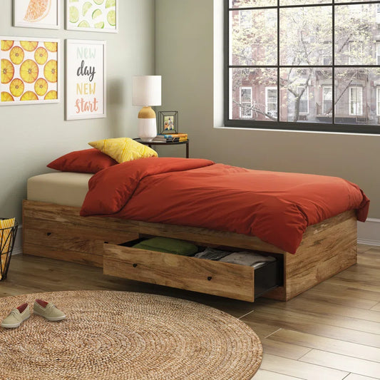 Single Bed Simple Storage Bed