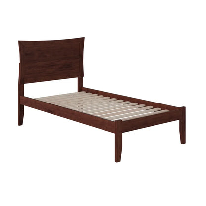 Single Bed: Solid Wood Poster Bed