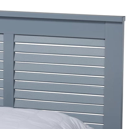 Single Bed: Solid Wooden Bed
