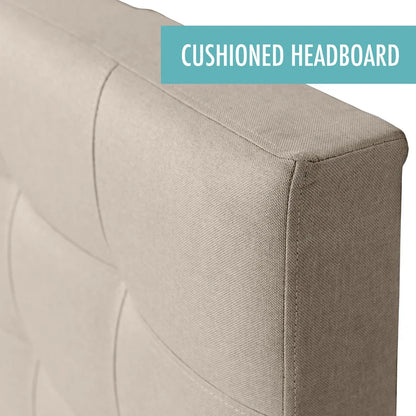 Single Bed: Upholstered Bed Modern Design
