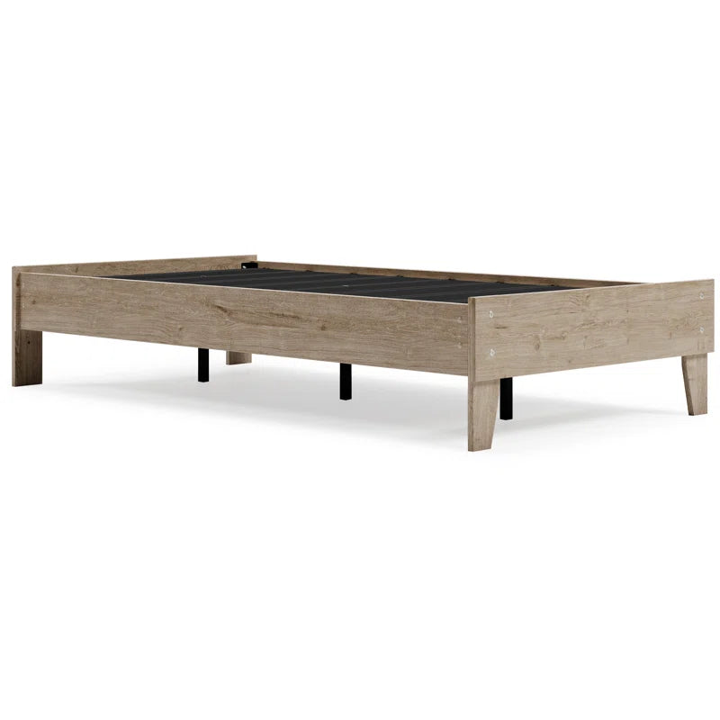 Single Bed: Wooden Modern Design Bed