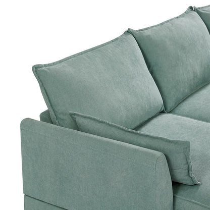 Sofa Bed: 115'' Upholstered L Shape Sofa Cum Bed