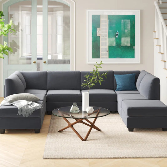 Sofa Bed: 120'' Wide Modular Corner Sofa Cum Bed