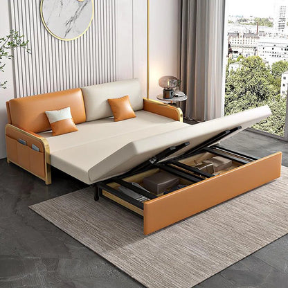Sofa Bed: 41.33'' Upholstered Sleeper Sofa Cum Bed