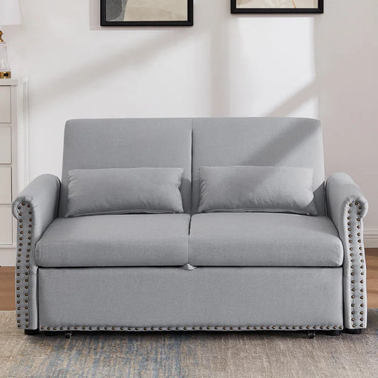 Sofa Bed: 55'' Upholstered 2 Seater Sofa Cum Bed