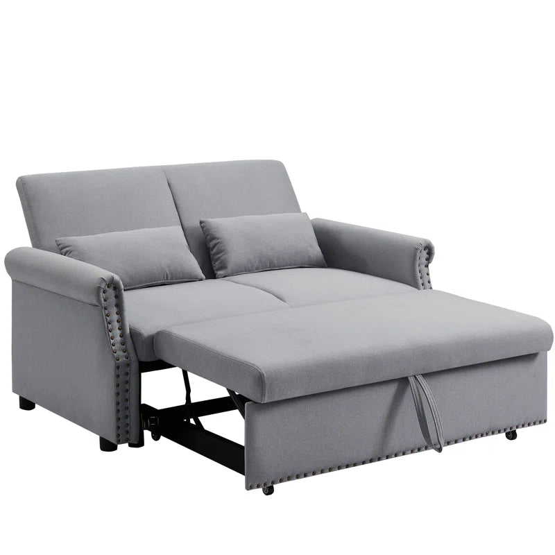 Sofa Bed: 55'' Upholstered 2 Seater Sofa Cum Bed