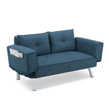 Sofa Bed: 58.3'' Tufted Sofa Cum Bed