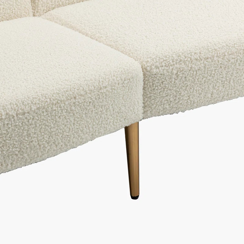 Sofa Bed: 64.96'' Upholstered Convertible Sofa Cum Bed